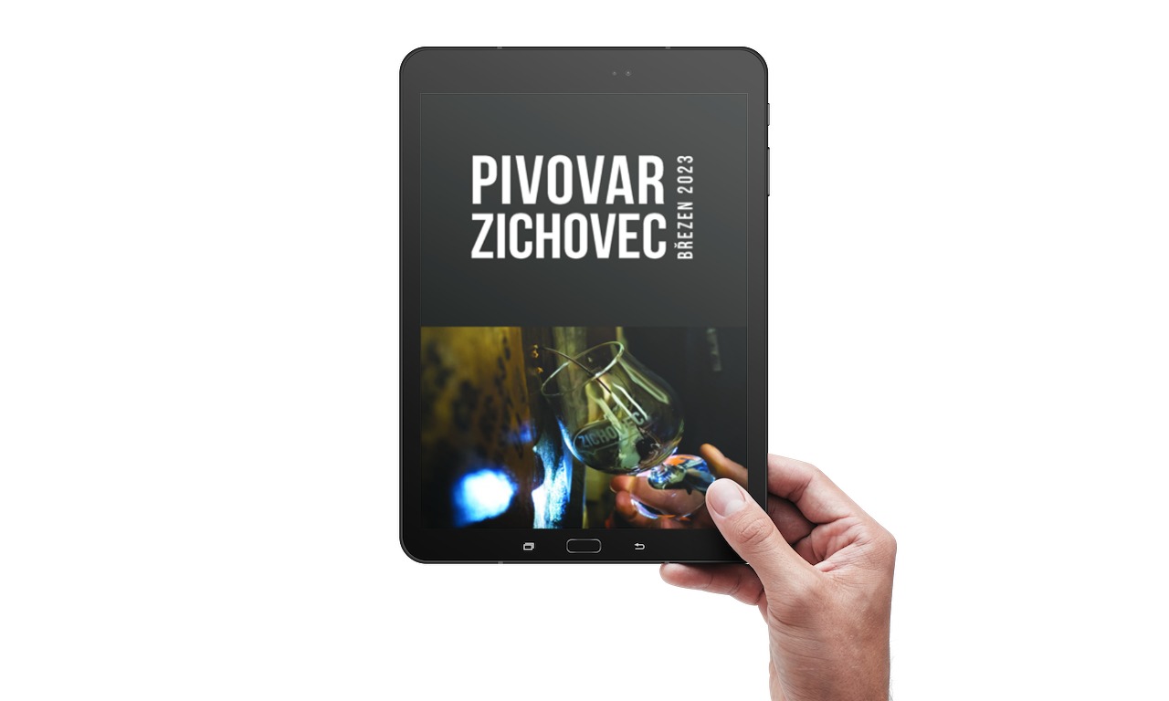 mockup magazin 03 » Pivovar Zichovec
