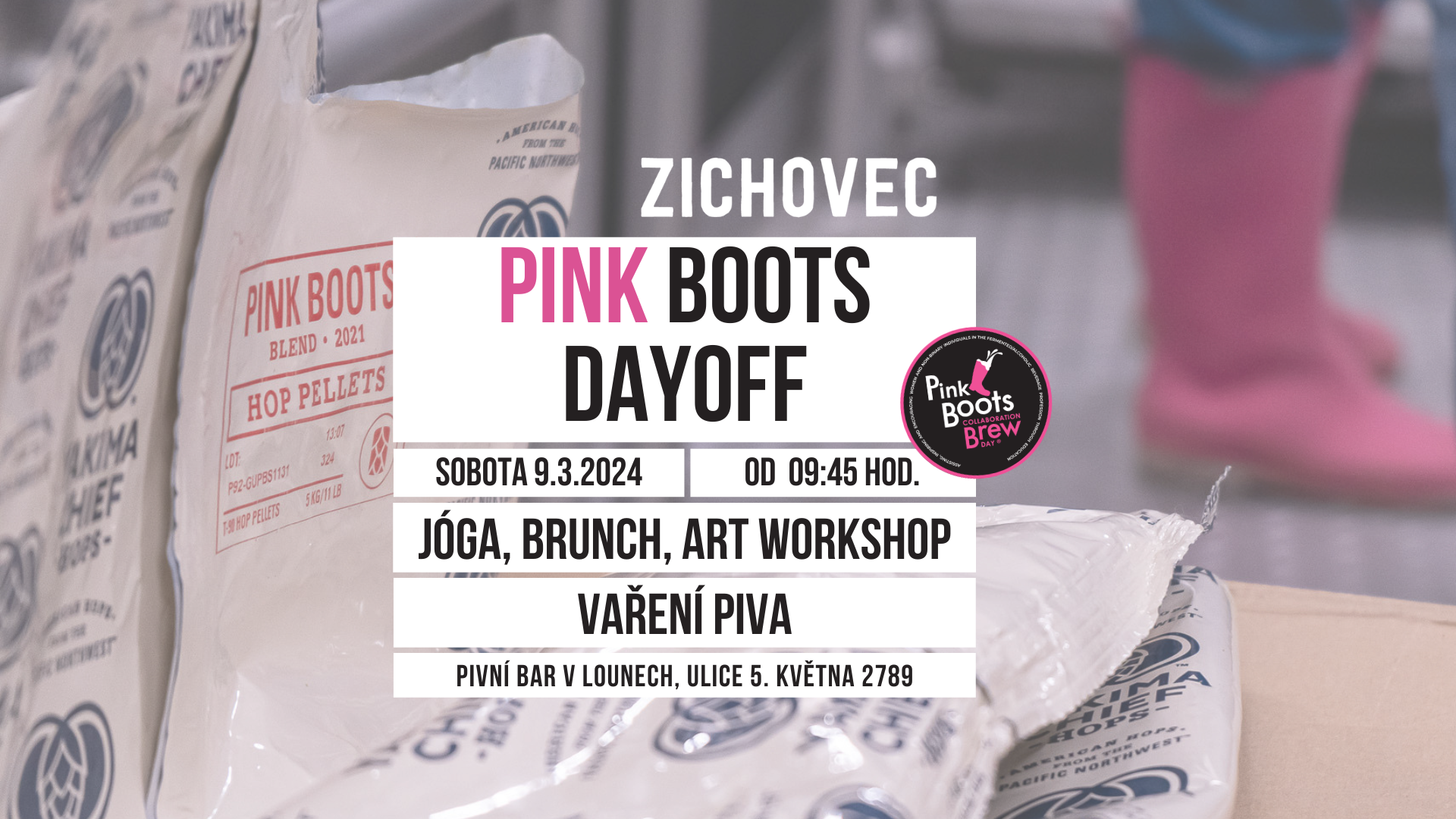 udalost pinkboots dayoff » Pivovar Zichovec