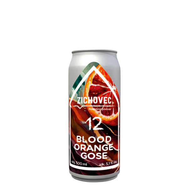 mockup plechovky bila bez stinu blood orange gose 12 » Pivovar Zichovec