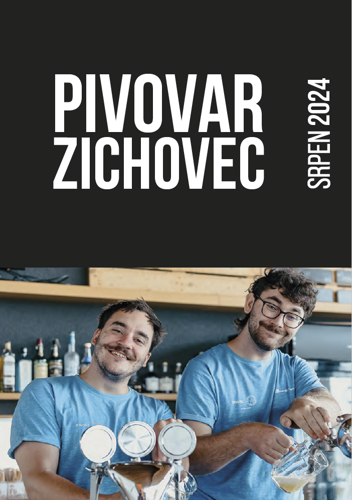 titulka srpen 2024 » Pivovar Zichovec