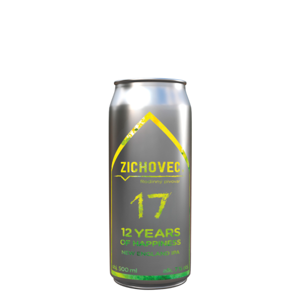 12 years of happiness plechovka » Pivovar Zichovec