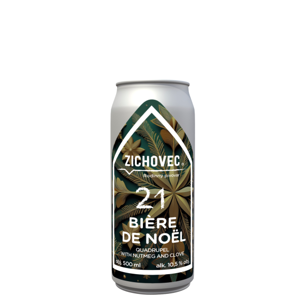 mockup plechovka biere de noel 21 » Pivovar Zichovec