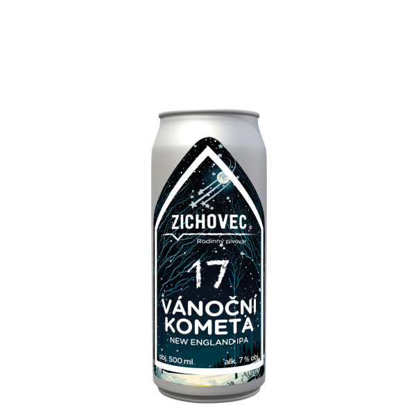 mockup plechovka vanocni kometa 17 » Pivovar Zichovec