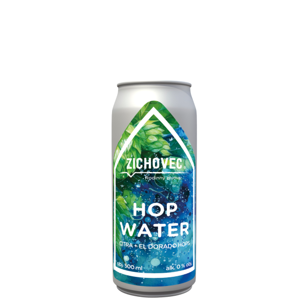 mockup plechovky hop water » Pivovar Zichovec