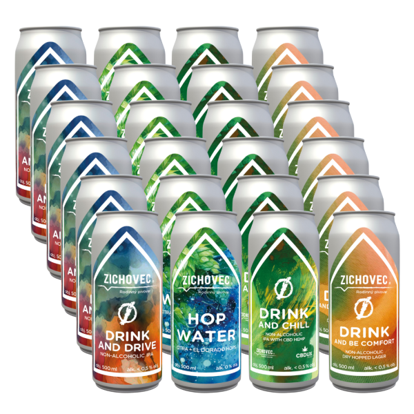 Nealko mix s hop water 24x 500 ML