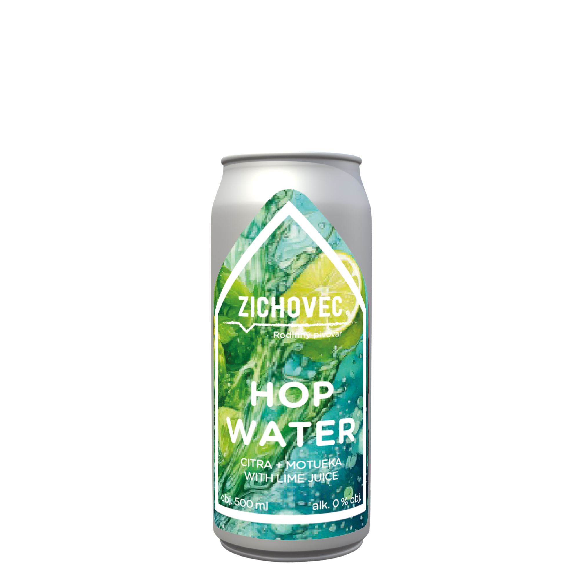 mockup plechovka hop water lime &raquo; Pivovar Zichovec
