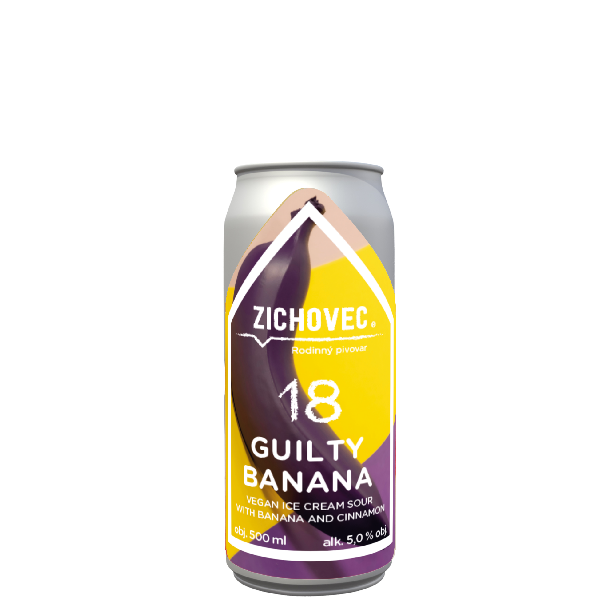 mockup plechovka guilty banana &raquo; Pivovar Zichovec
